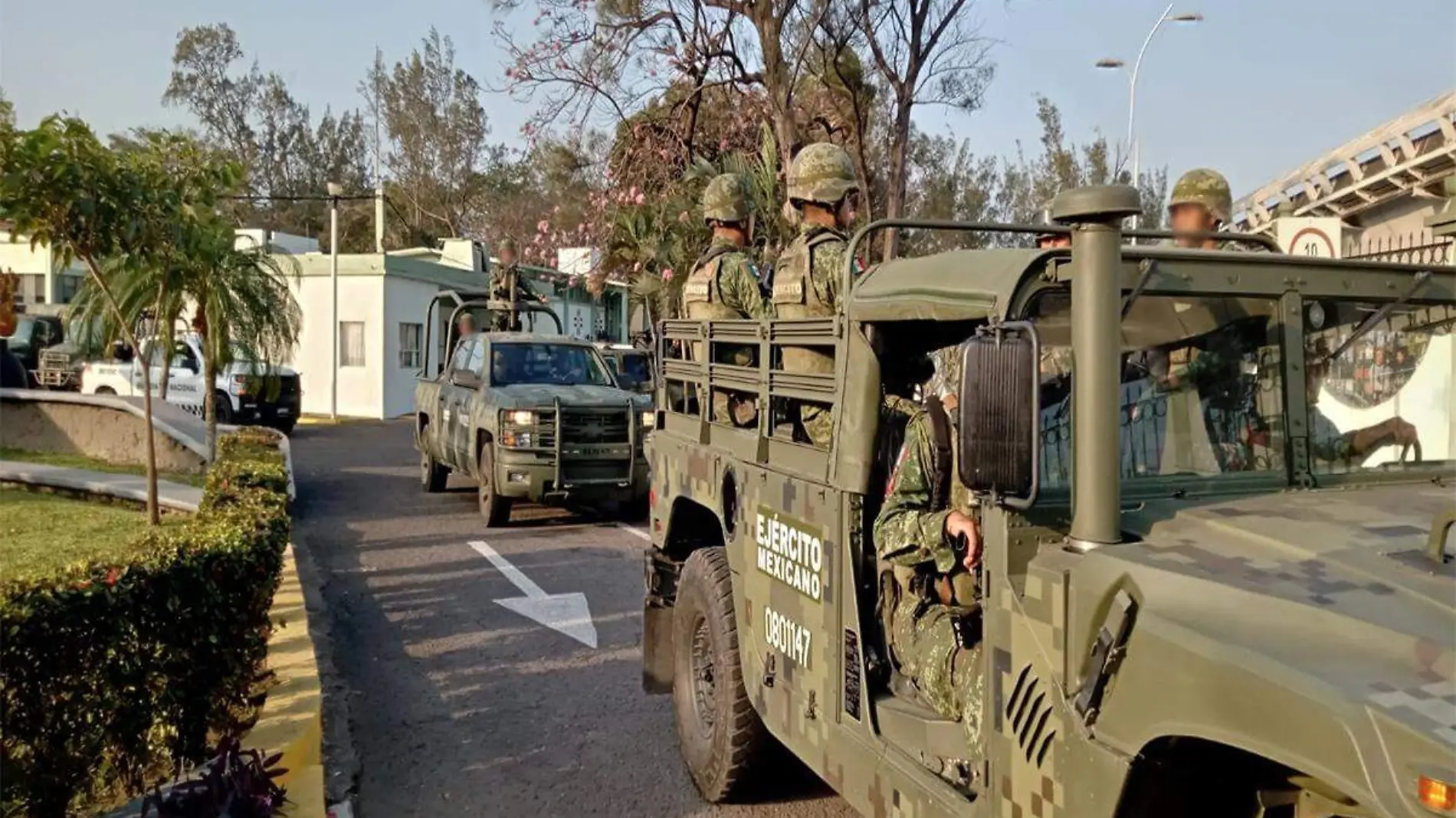 Elementos del Ejército y Guardia Nacional refuerzan seguridad en Veracruz